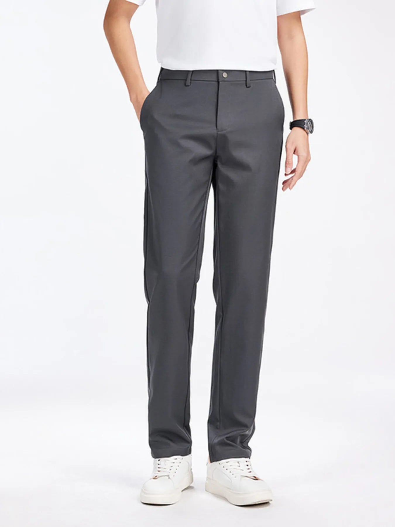 Men's Straight Leg Casual Pants For Everyday Wear