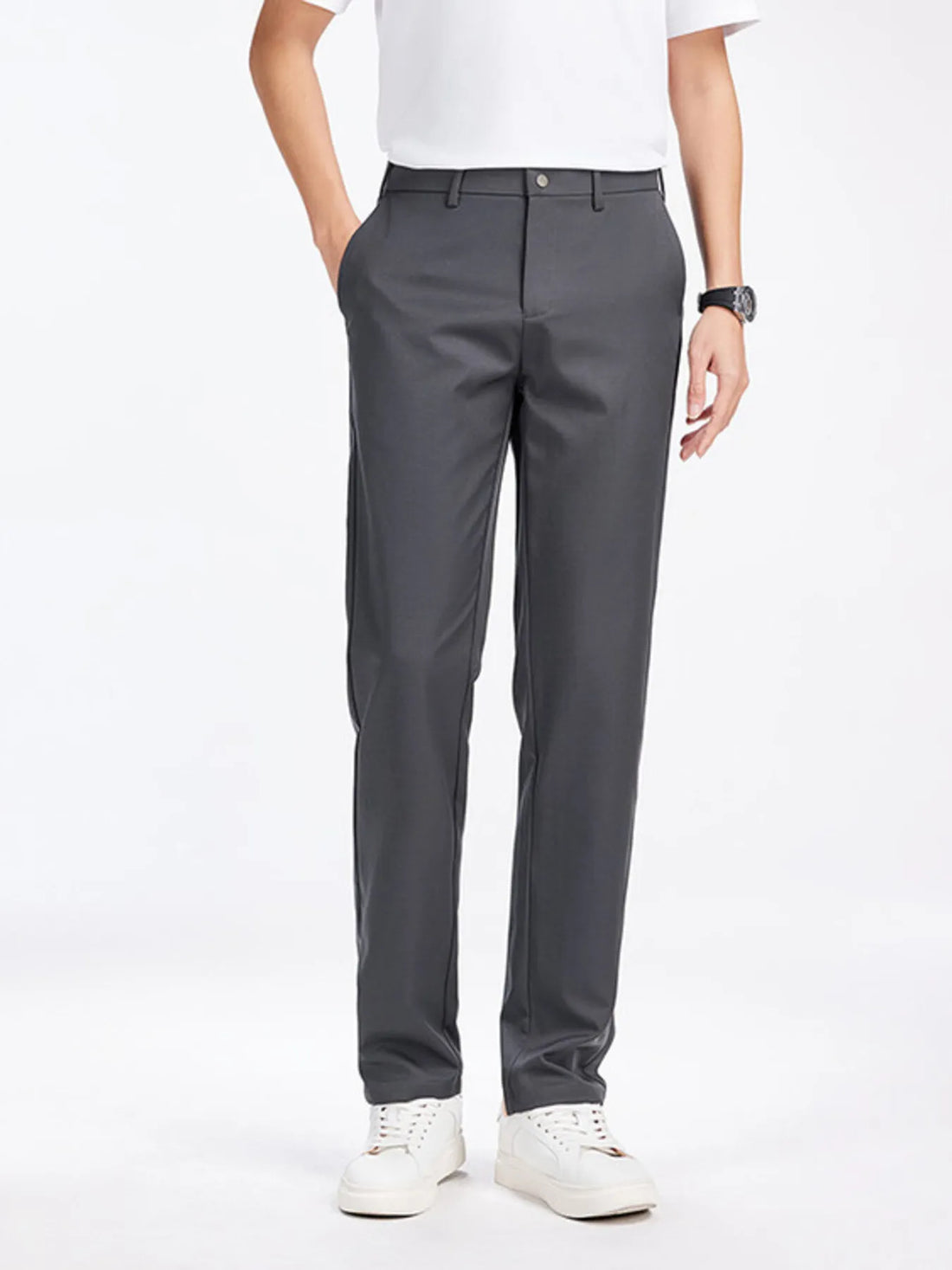 Men's Straight Leg Casual Pants For Everyday Wear