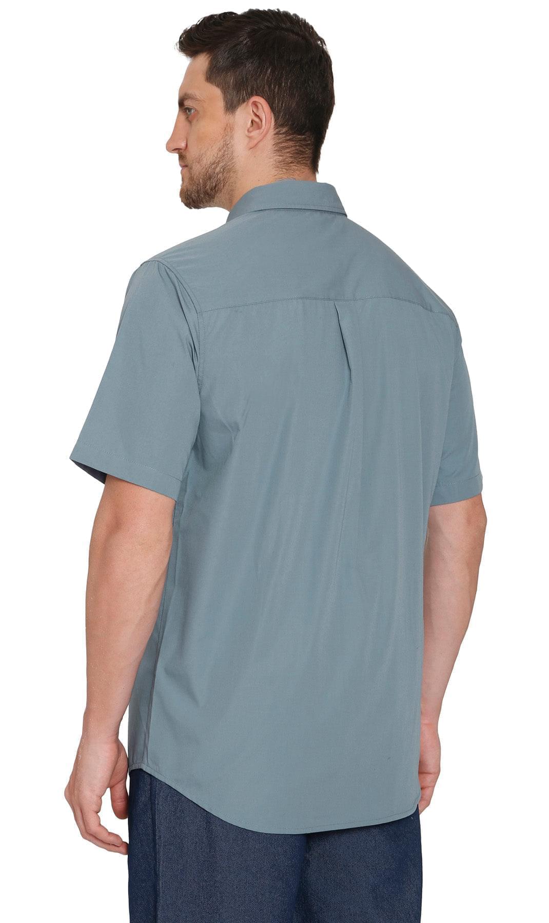Men's Short Sleeve Explorer Shirt With Multi Pockets