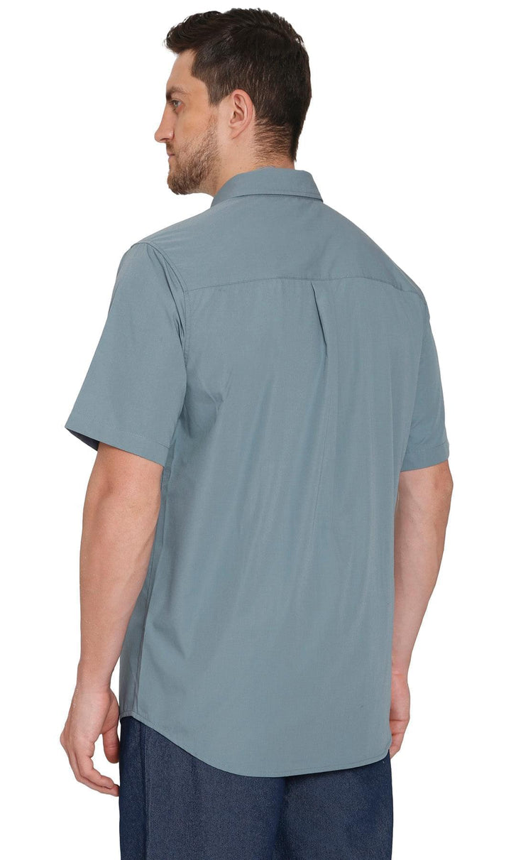 Men's Short Sleeve Explorer Shirt With Multi Pockets