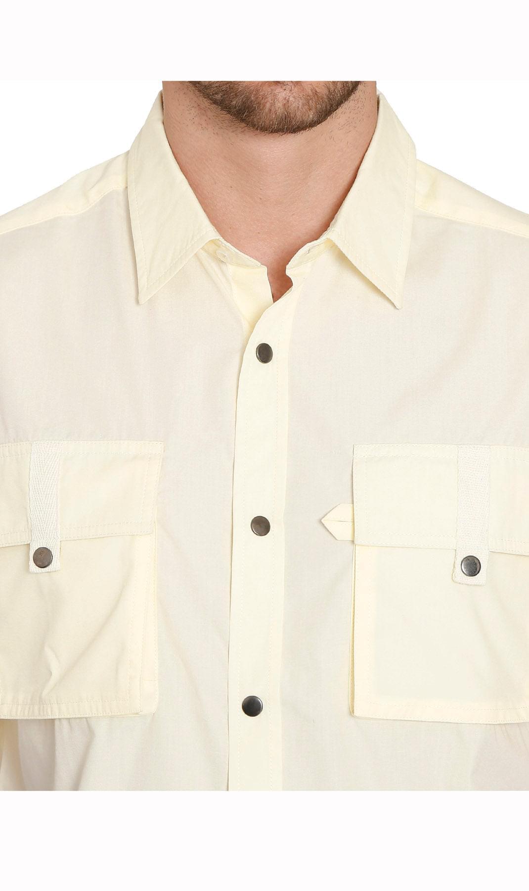 Men's Short Sleeve Explorer Shirt With Multi Pockets