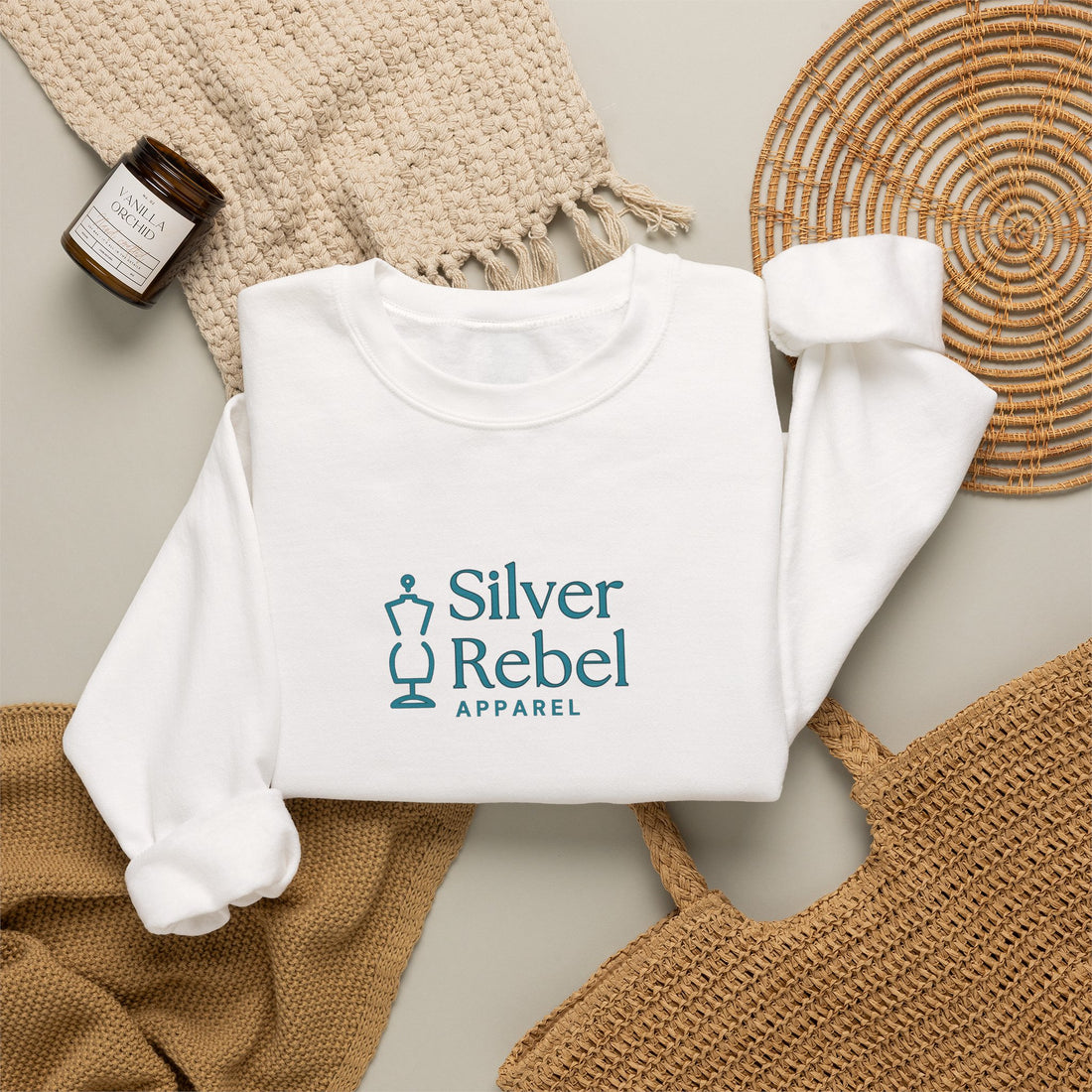 Silver Rebel Logo Sweatshirt