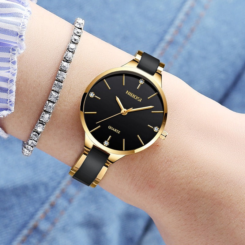 Women's Ceramic Bracelet Quartz Fashion Watch