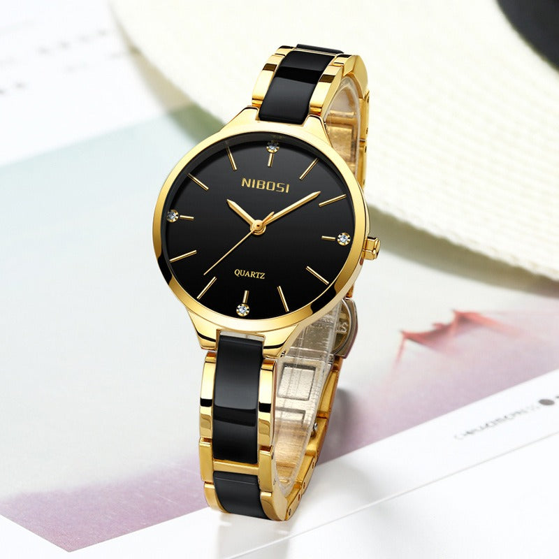 Women's Ceramic Bracelet Quartz Fashion Watch
