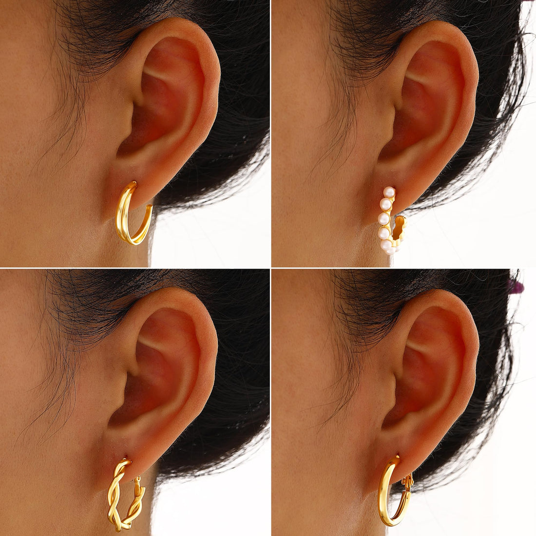 68 Piece Gold Jewelry Set With Necklaces Bracelets