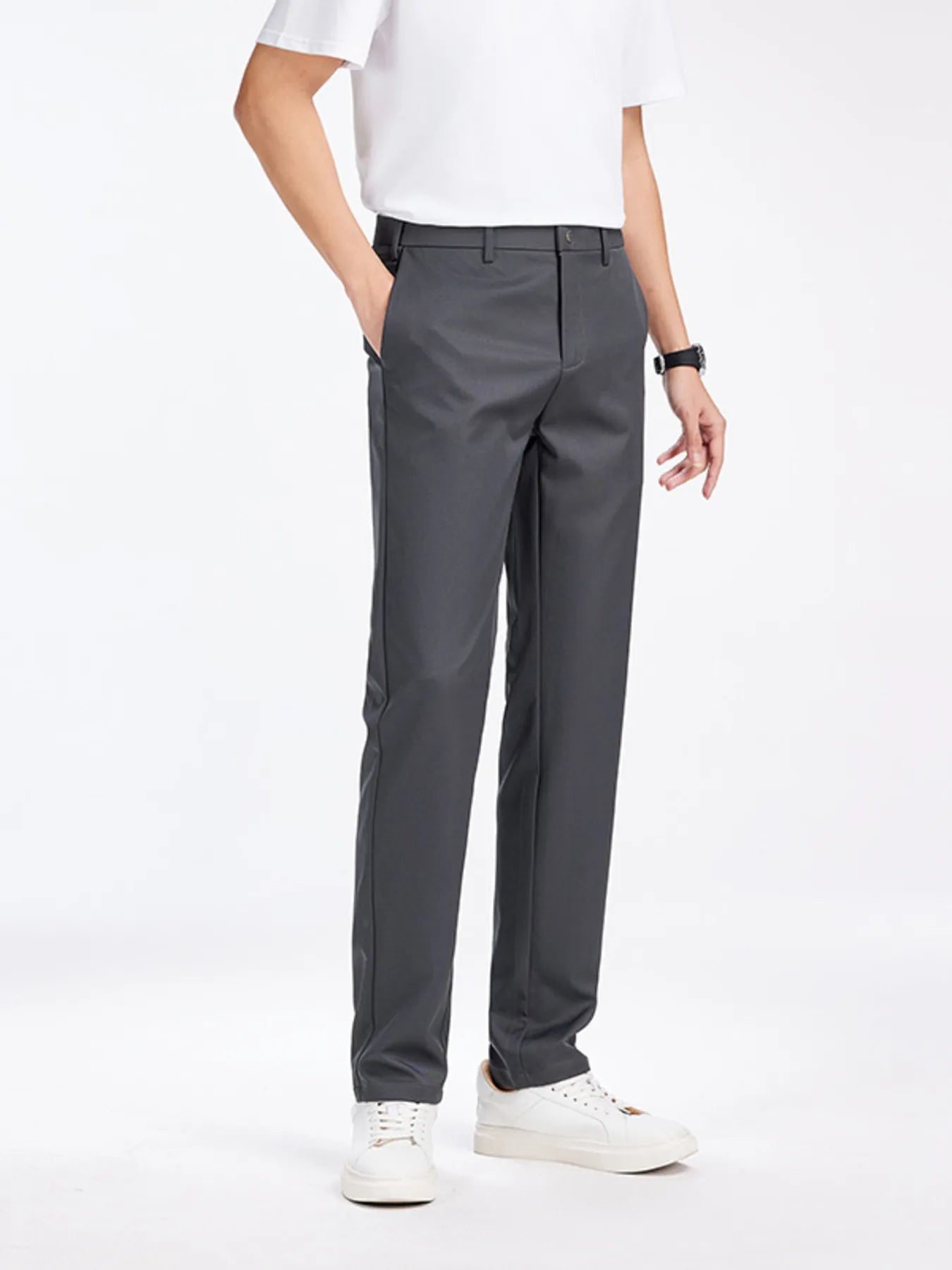 Men's Straight Leg Casual Pants For Everyday Wear
