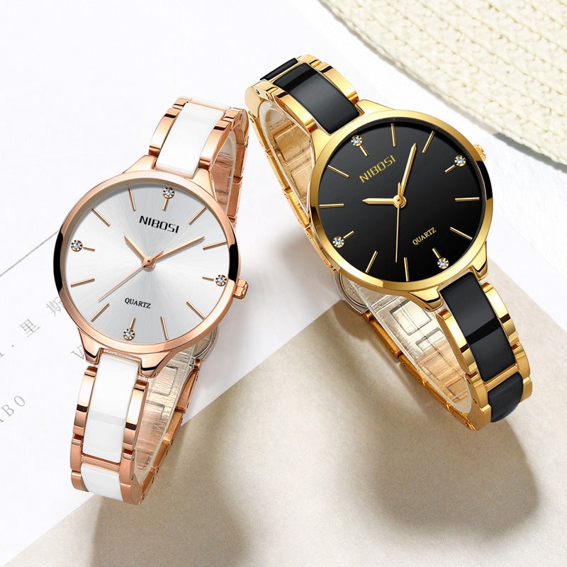 Women's Ceramic Bracelet Quartz Fashion Watch