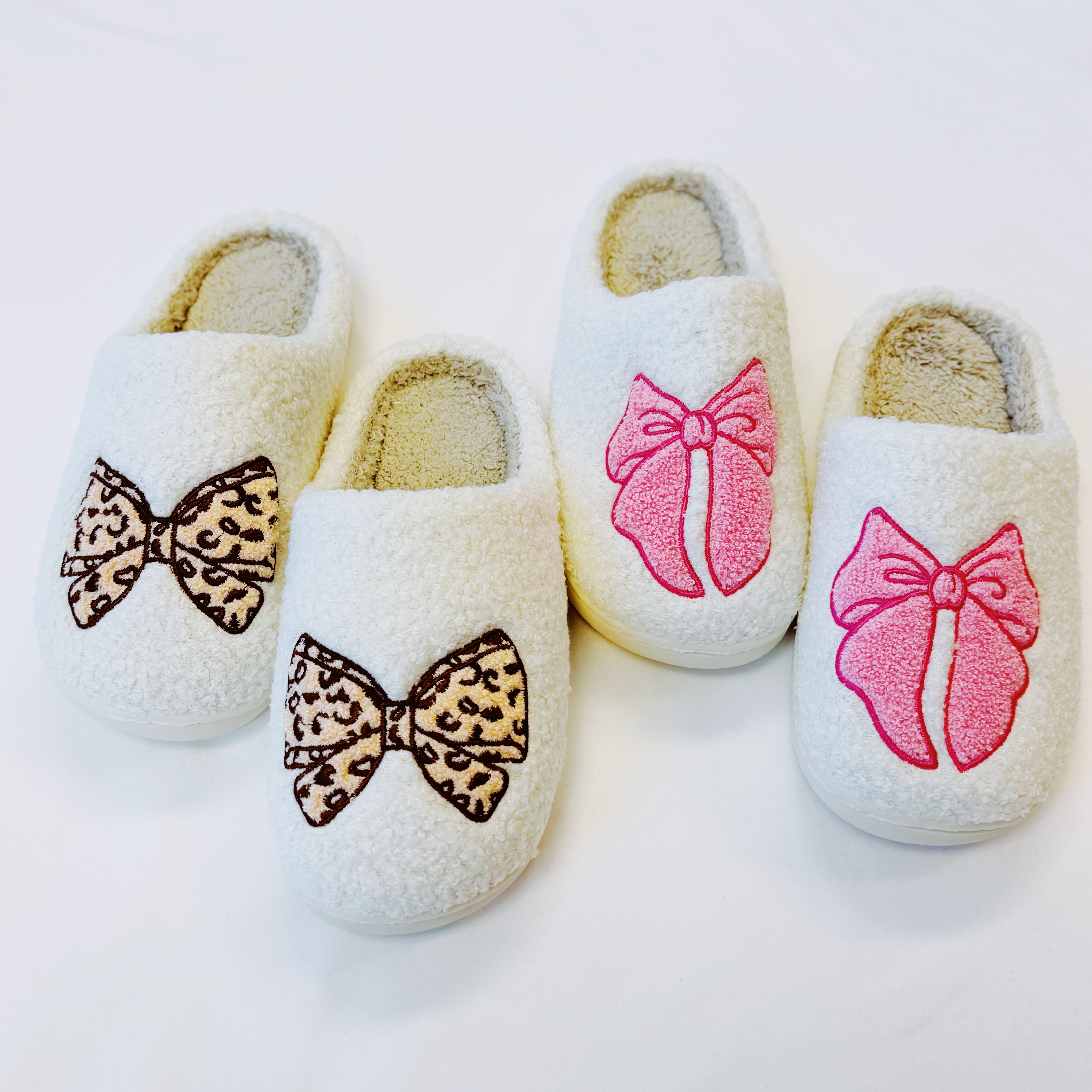 Emily Bow Cozy Women's Lounge Slippers For Home