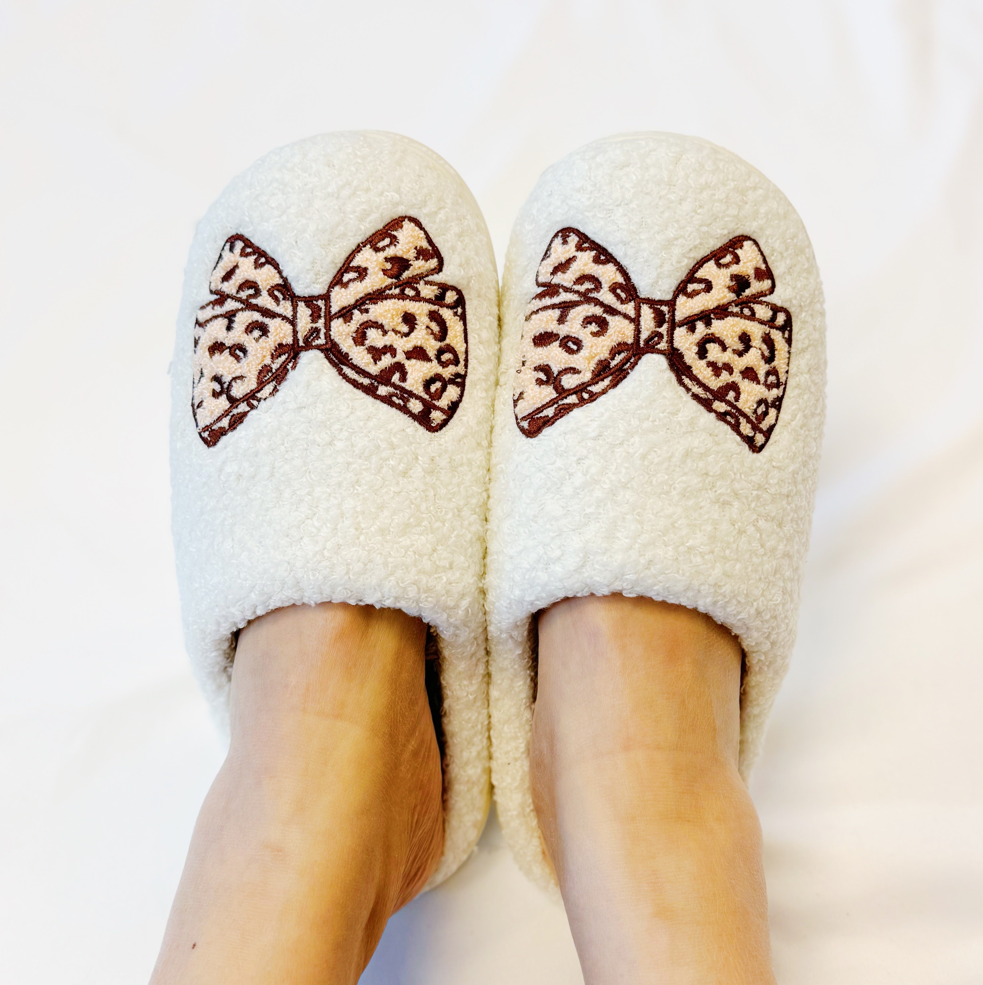 Emily Bow Cozy Women's Lounge Slippers For Home