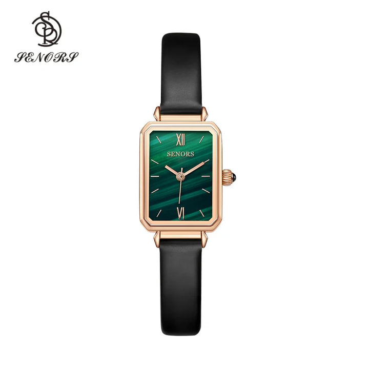 Senors Women's Rose Gold Stainless Steel Mesh Quartz Watch