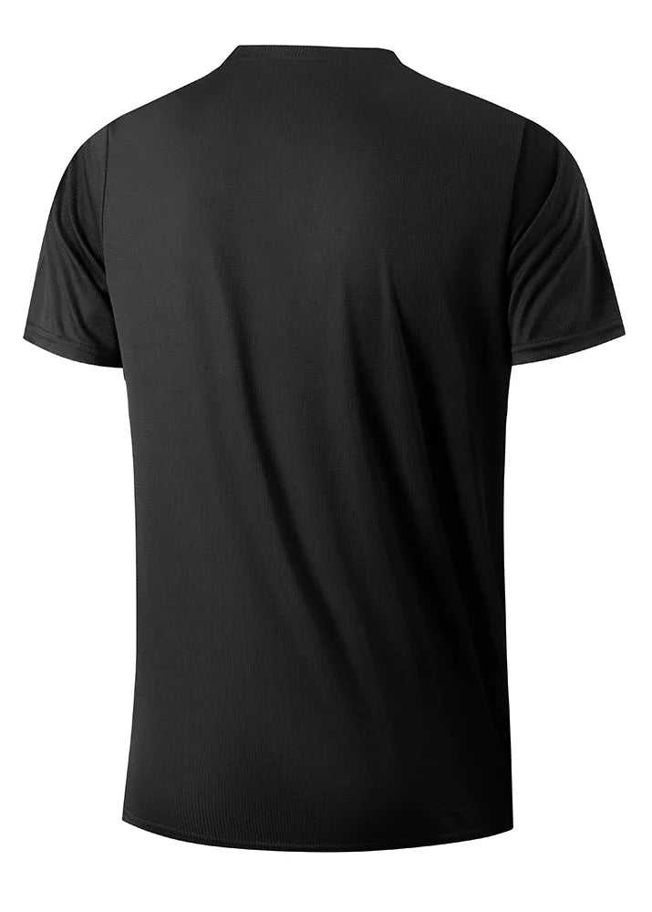 Men's Quick Dry Running Sportswear Gym Training T-Shirt