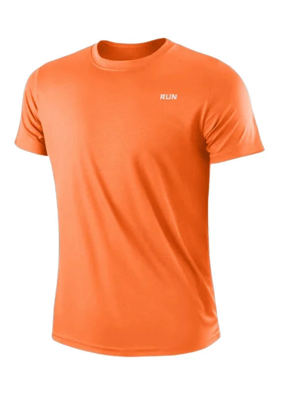 Men's Quick Dry Running Sportswear Gym Training T-Shirt