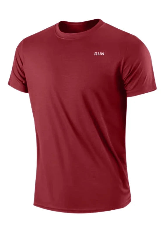 Men's Quick Dry Running Sportswear Gym Training T-Shirt