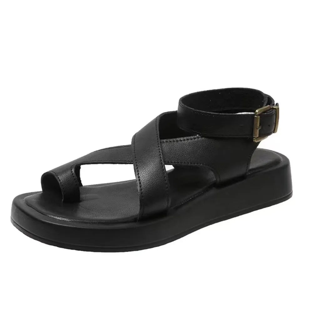 Crisscross Open Toe Platform Sandals Casual Footwe