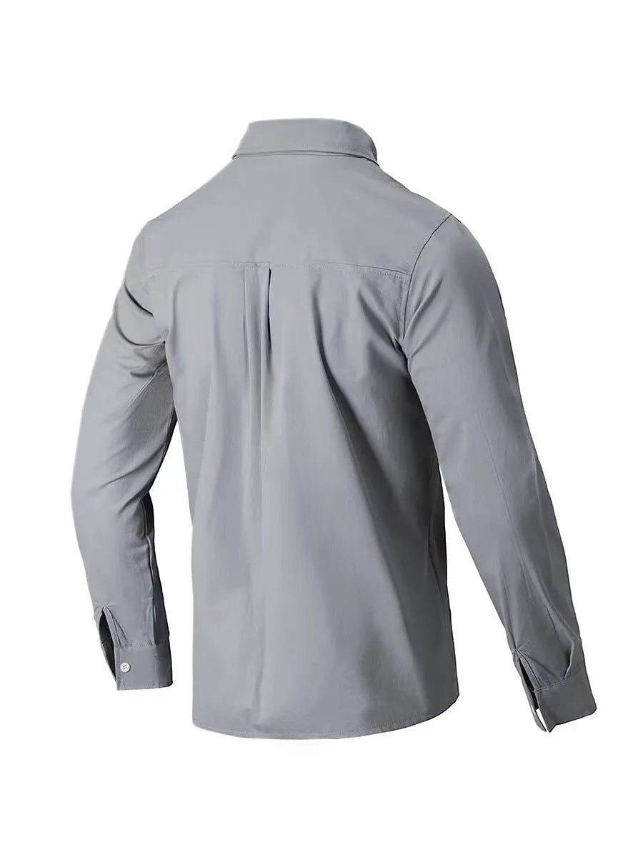 Men's Plus Size Full Size Collared Button Down Shirt