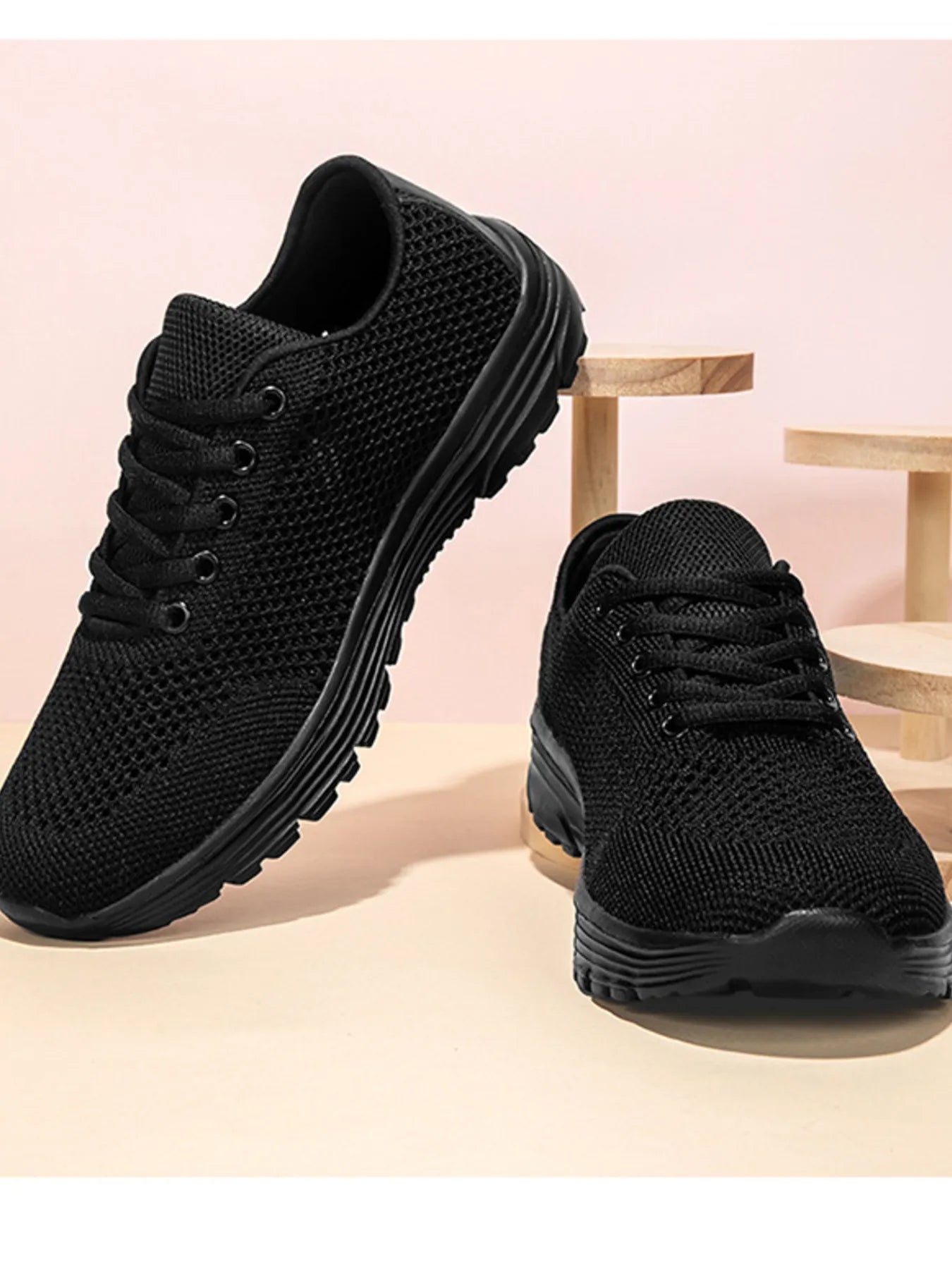 Lightweight Breathable Mesh Athletic Sneakers for Women